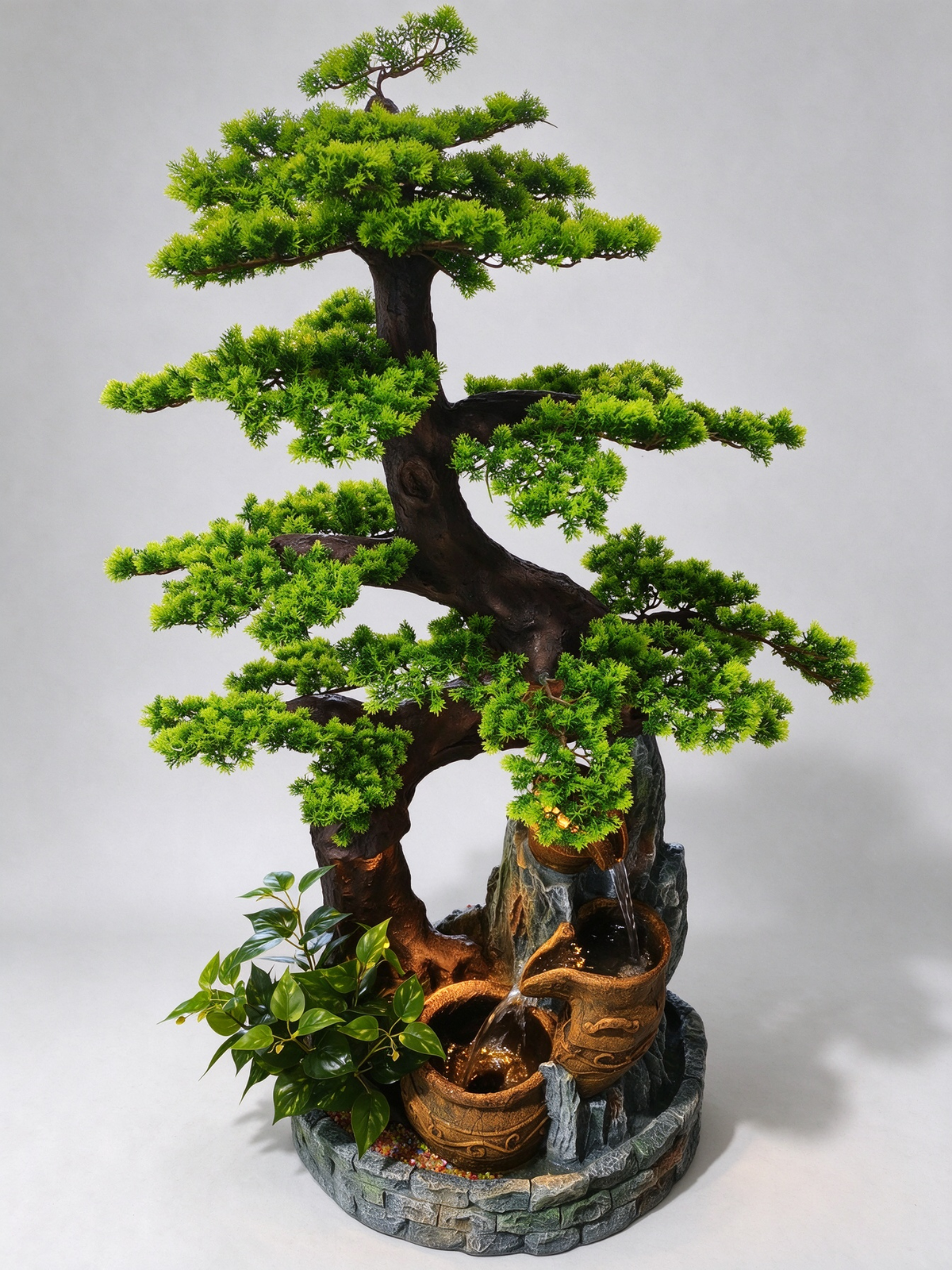 Sabina Bonsai Cascade Fountain with LED Lights