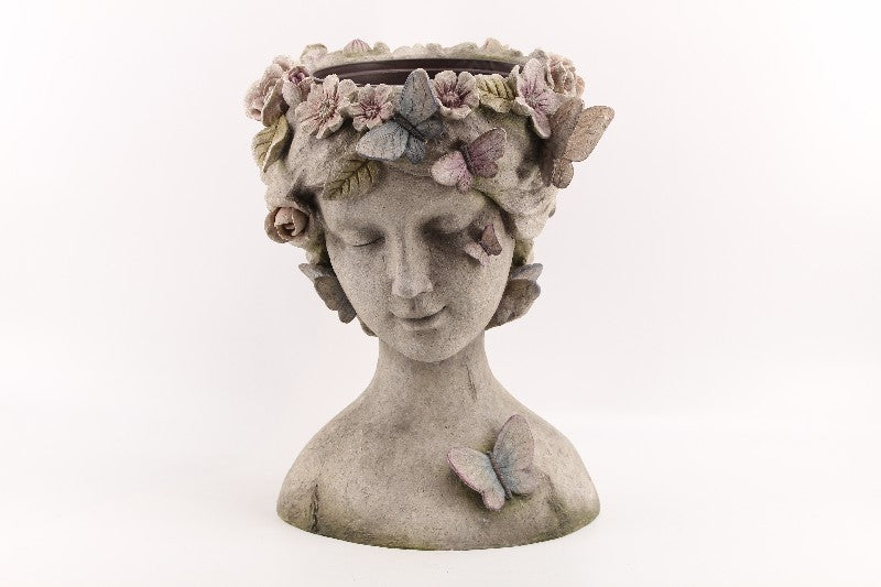 Bonita Fairy Lady Butterflies & Flowers Planter