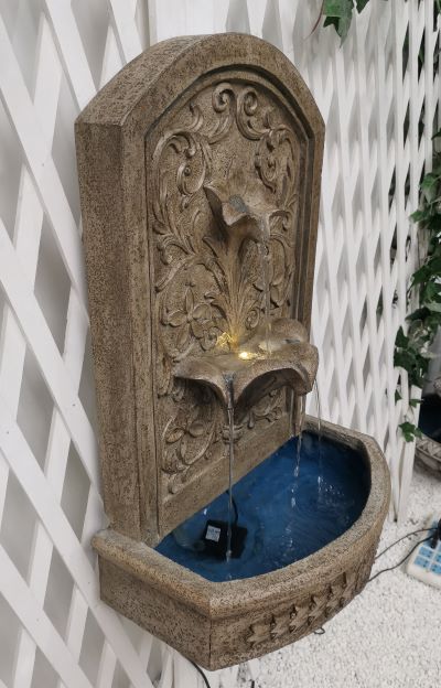 Napoli Wall Hanging Water Feature ETA August 28