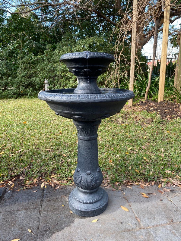 Elegancia Solar Bird Bath Fountain