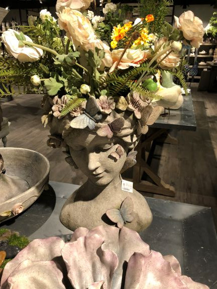 Bonita Fairy Lady Butterflies & Flowers Planter