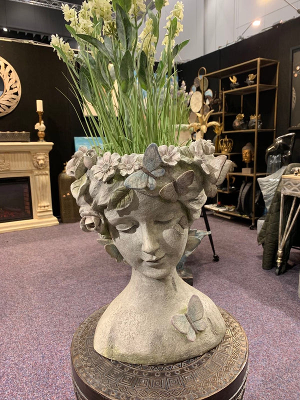 Bonita Fairy Lady Butterflies & Flowers Planter