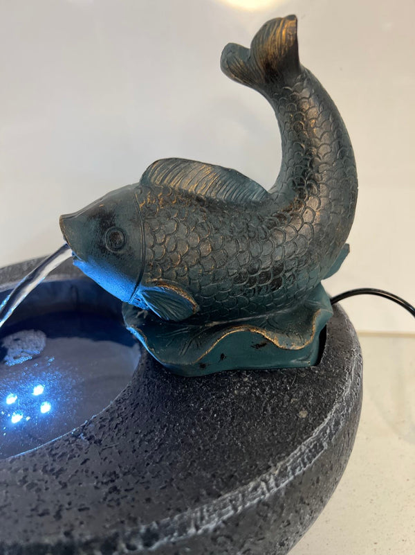 Pescador Fish Water Feature Spout Fountain
