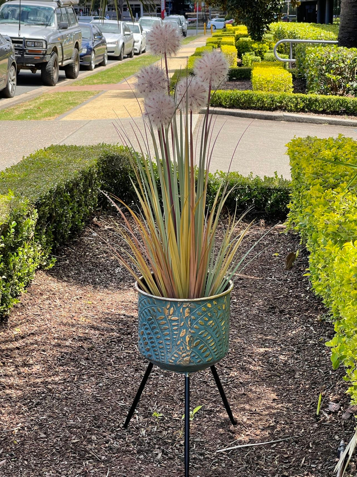 Metal Planters Pair Andalusian Design NEW Summer 2021