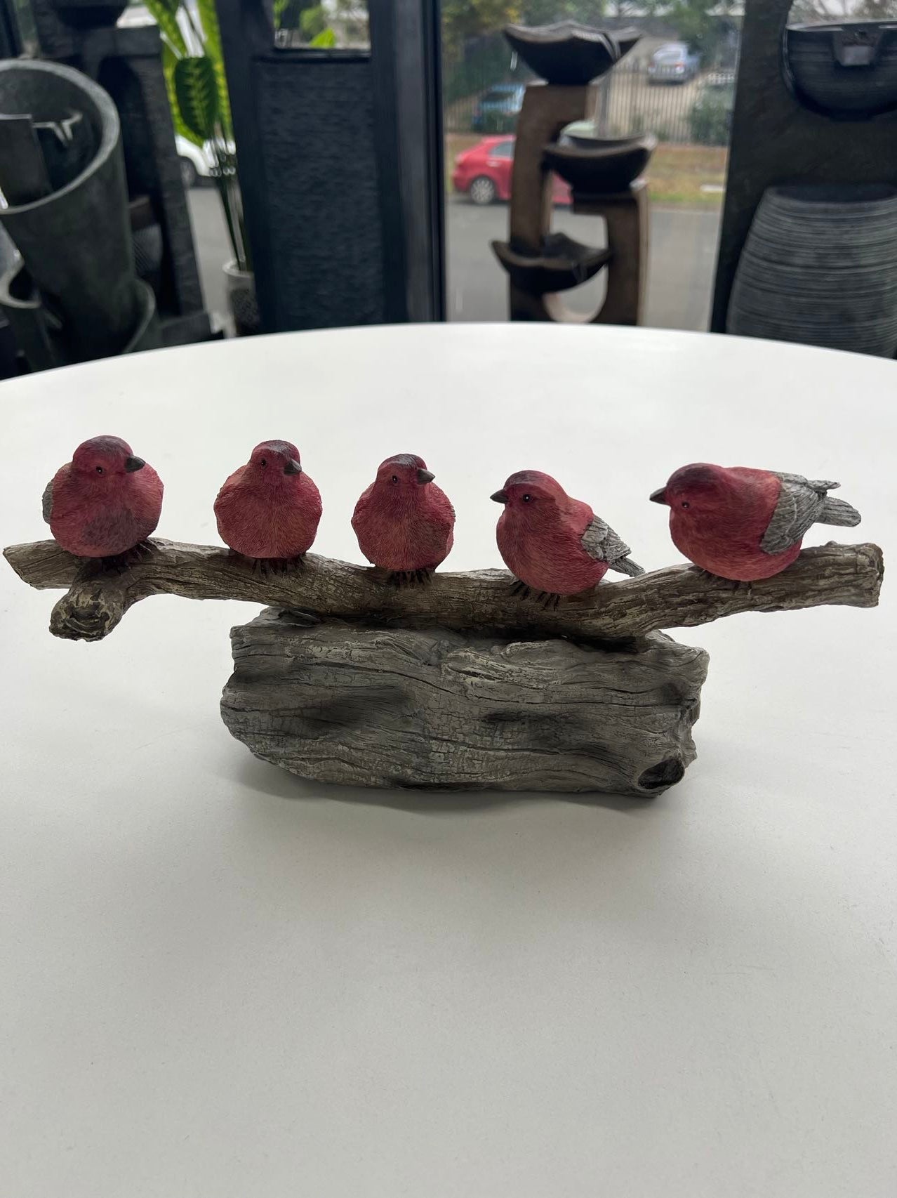 Rebano Birds on Log beautiful Colours