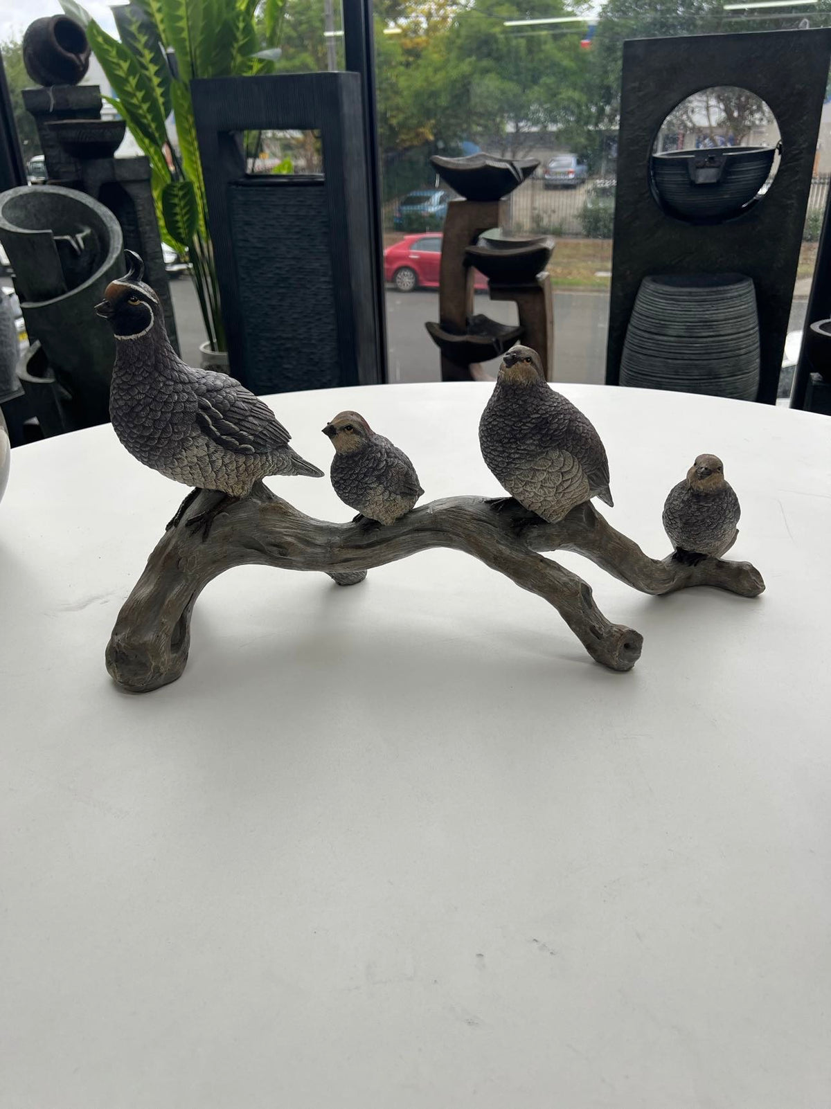 Estremadua Birds on Log beautiful Colours