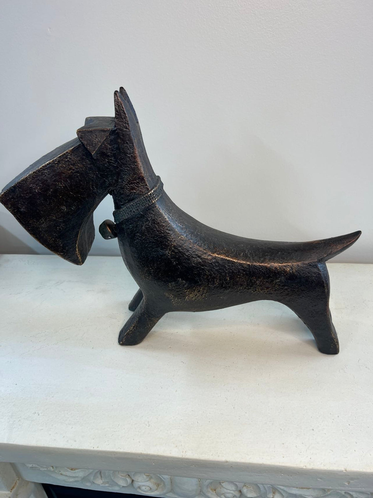Mojo Abstract Dog Ornament in Copper Colour