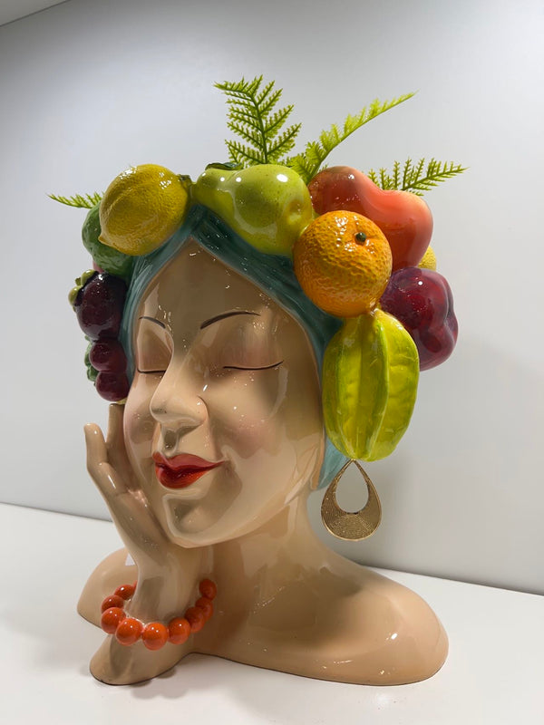 Acapulco Planter Head with Fruits