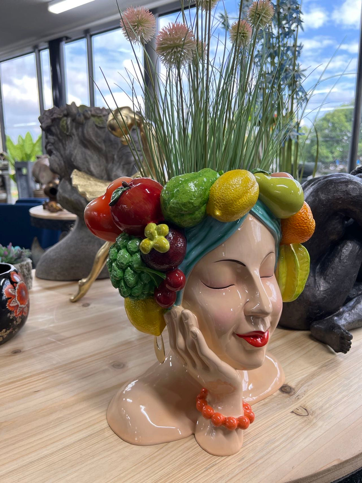Acapulco Planter Head with Fruits