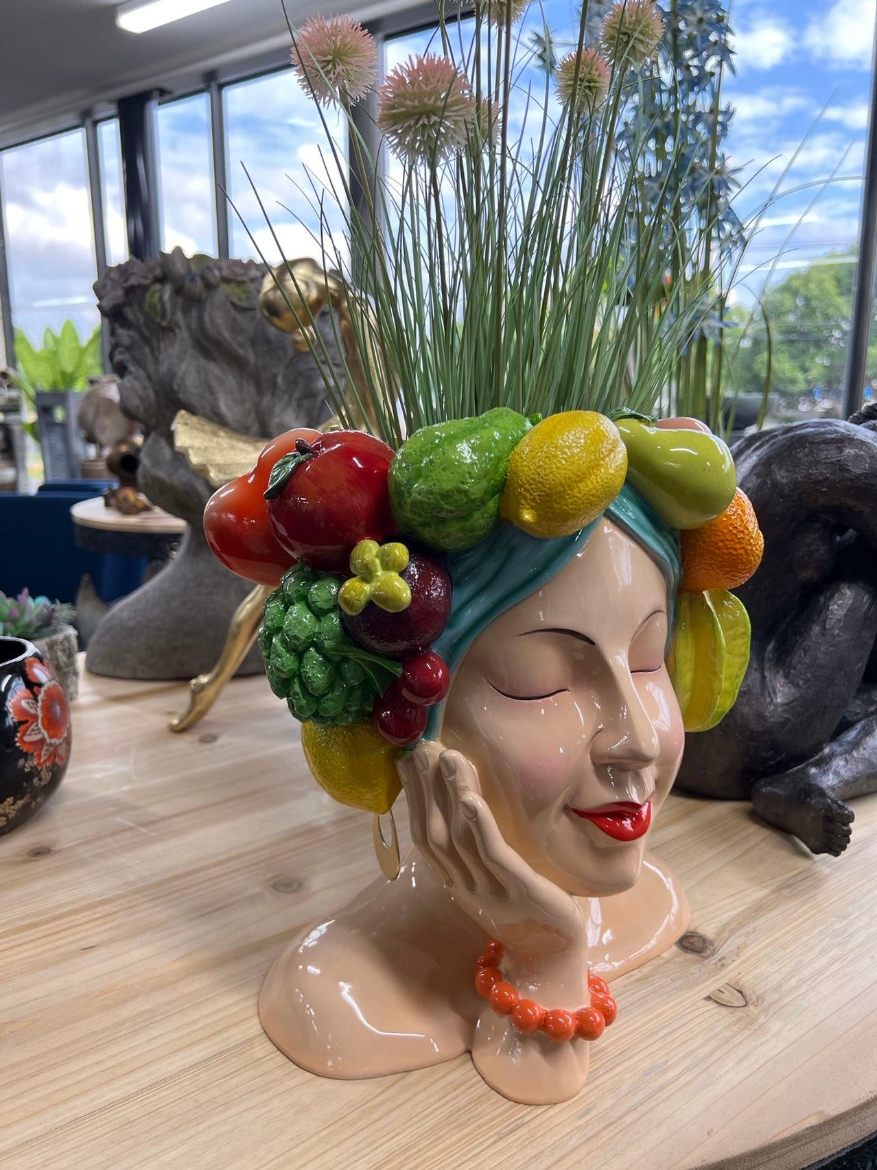 Acapulco Planter Head with Fruits