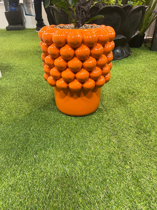 Mandarin Tree complete in Vivid Orange Colour Ceramic Finish
