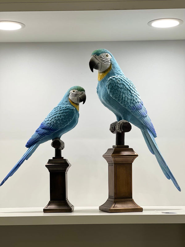 Blue & Gold Macaws Real Look & Feel Set 2