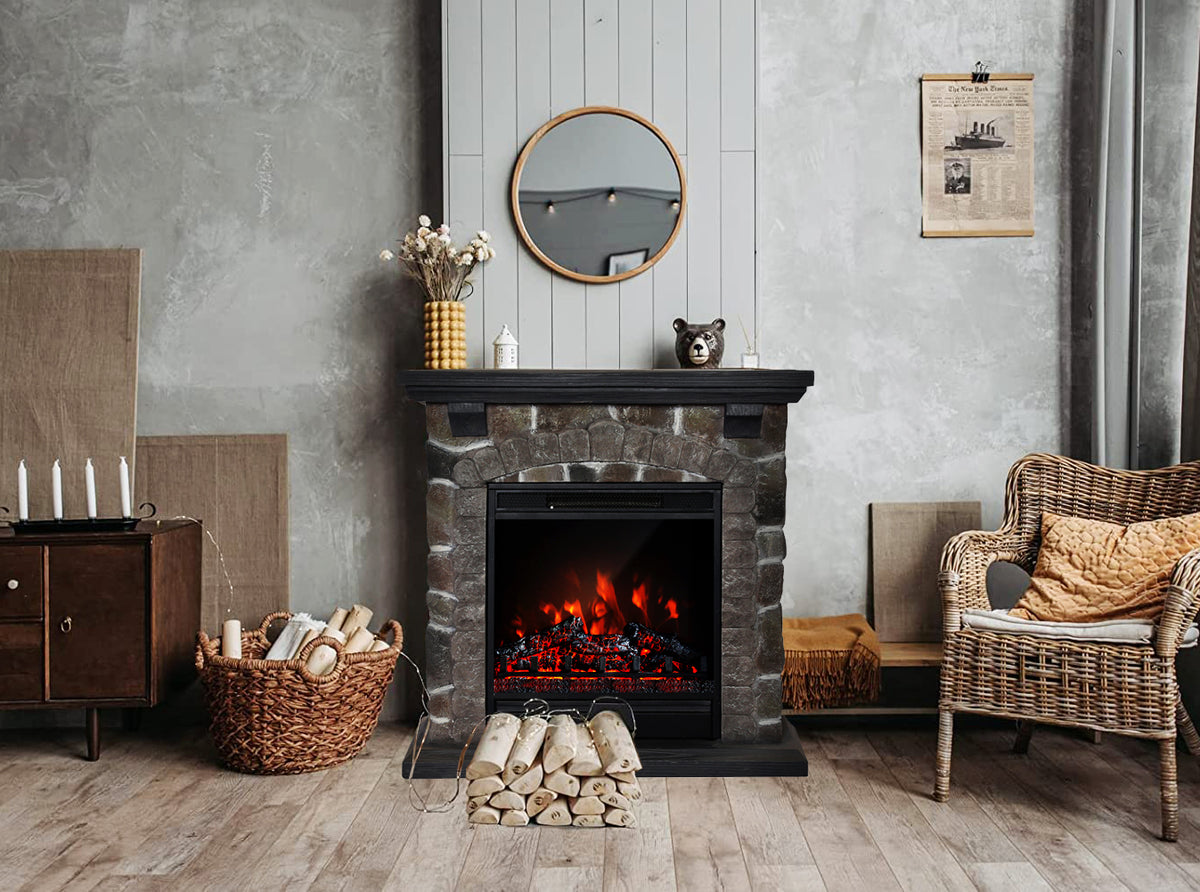 DAVOS Designer Electric Fireplace NEW Selling Fast Ships Same Day