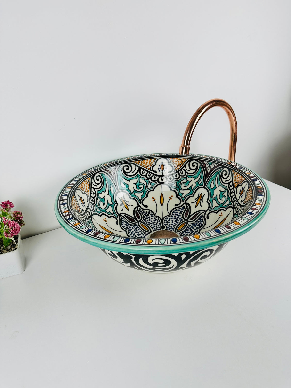 Drop in or Undermount bathroom sink - Mid century modern Bathroom vessel.