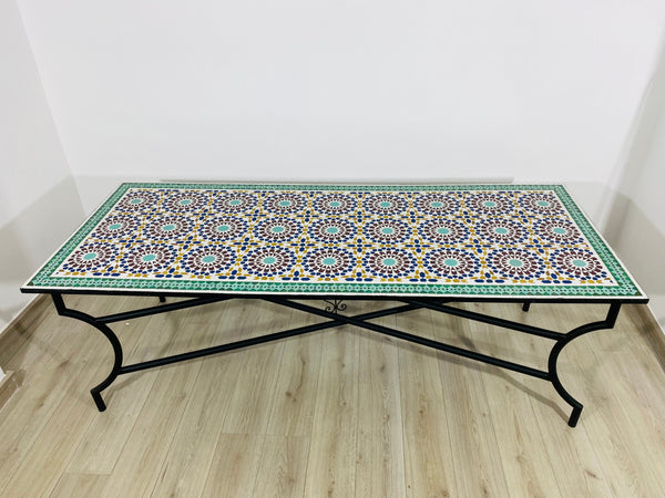 Amazing dinning Table, Moroccan Mosaic Table, outdoor and indoor Mosaic Table, Summer mosaic Table, 100% handcrafted, free shipping