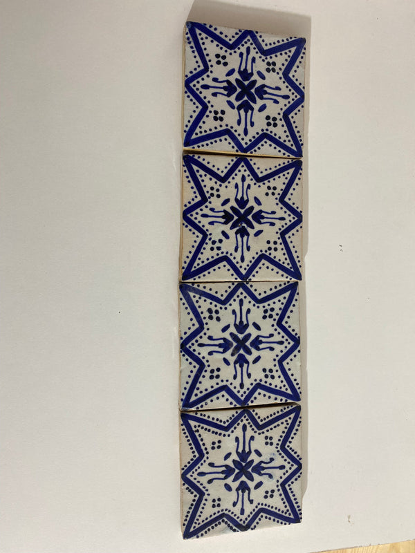 Ceramic tiles Hand painted 4"x4" 100% Handmade for Bathroom Remodeling and kitchen Projects works wall, ground and pool