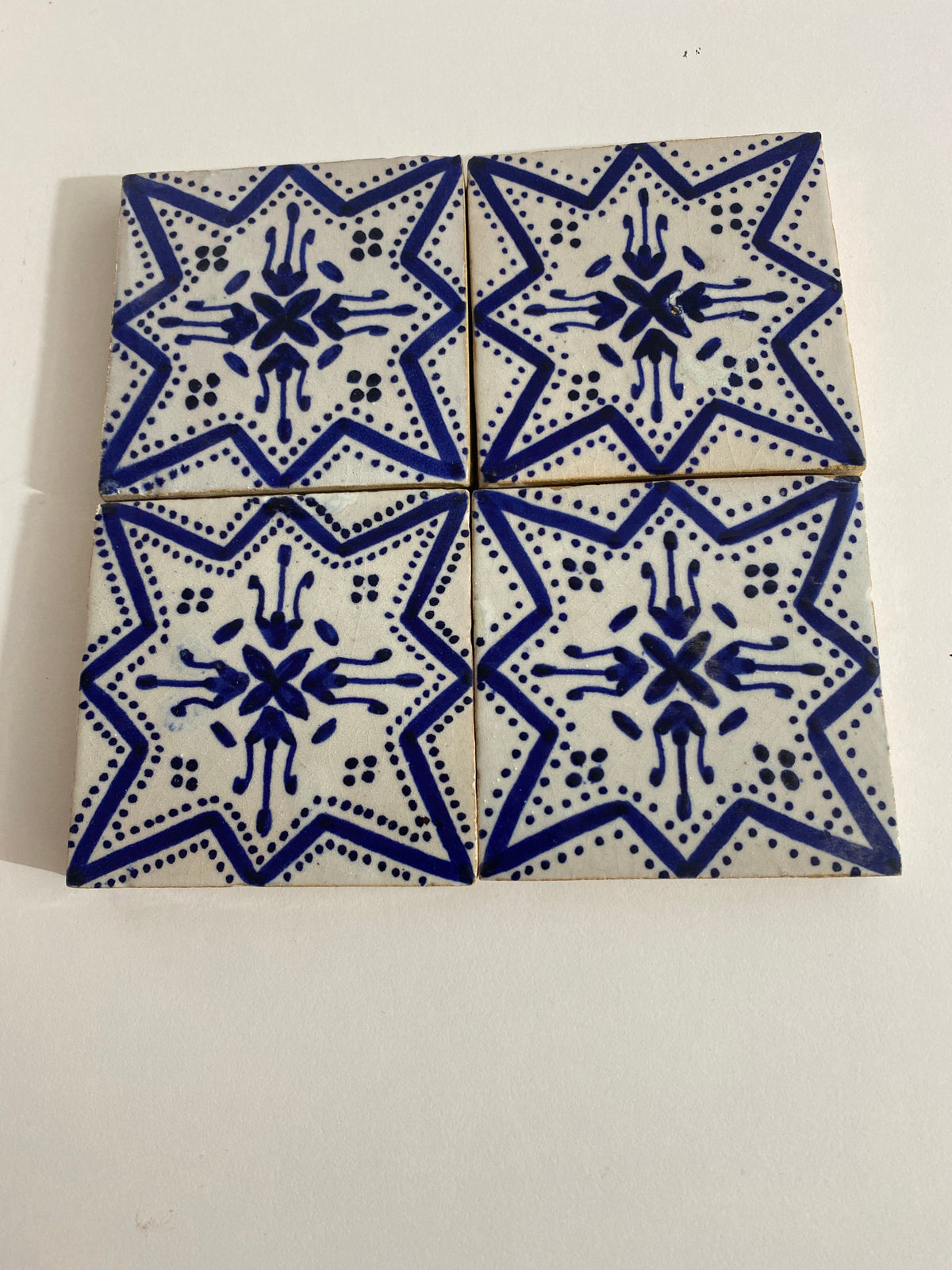 Ceramic tiles Hand painted 4"x4" 100% Handmade for Bathroom Remodeling and kitchen Projects works wall, ground and pool