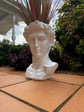 Davide Statue Bust White Statement