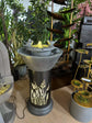 Stardom Metal Outdoor & Indoor Water Feature with Lights and Electric Pump