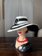 Vogue Bust Head With Hat in Vivid Colours Ceramic Finish