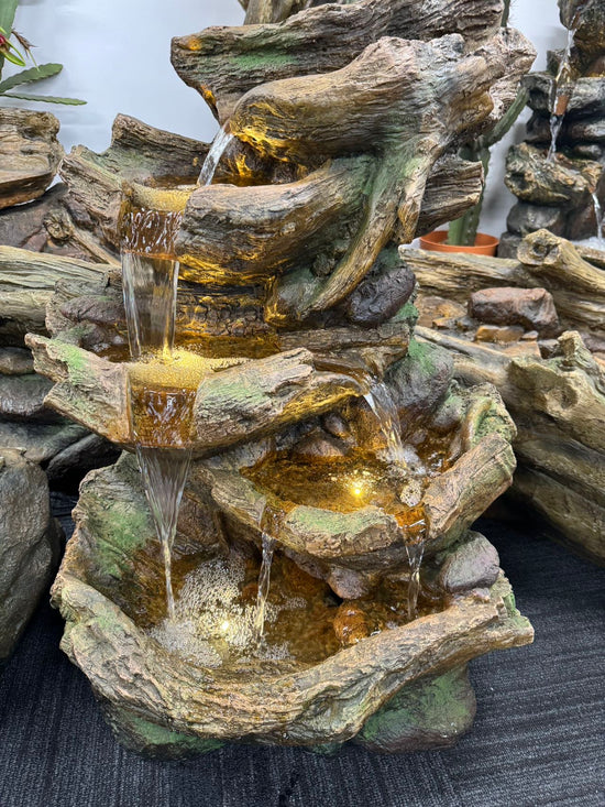 Costa Blanca Crossing Cascade River Driftwood Fountain