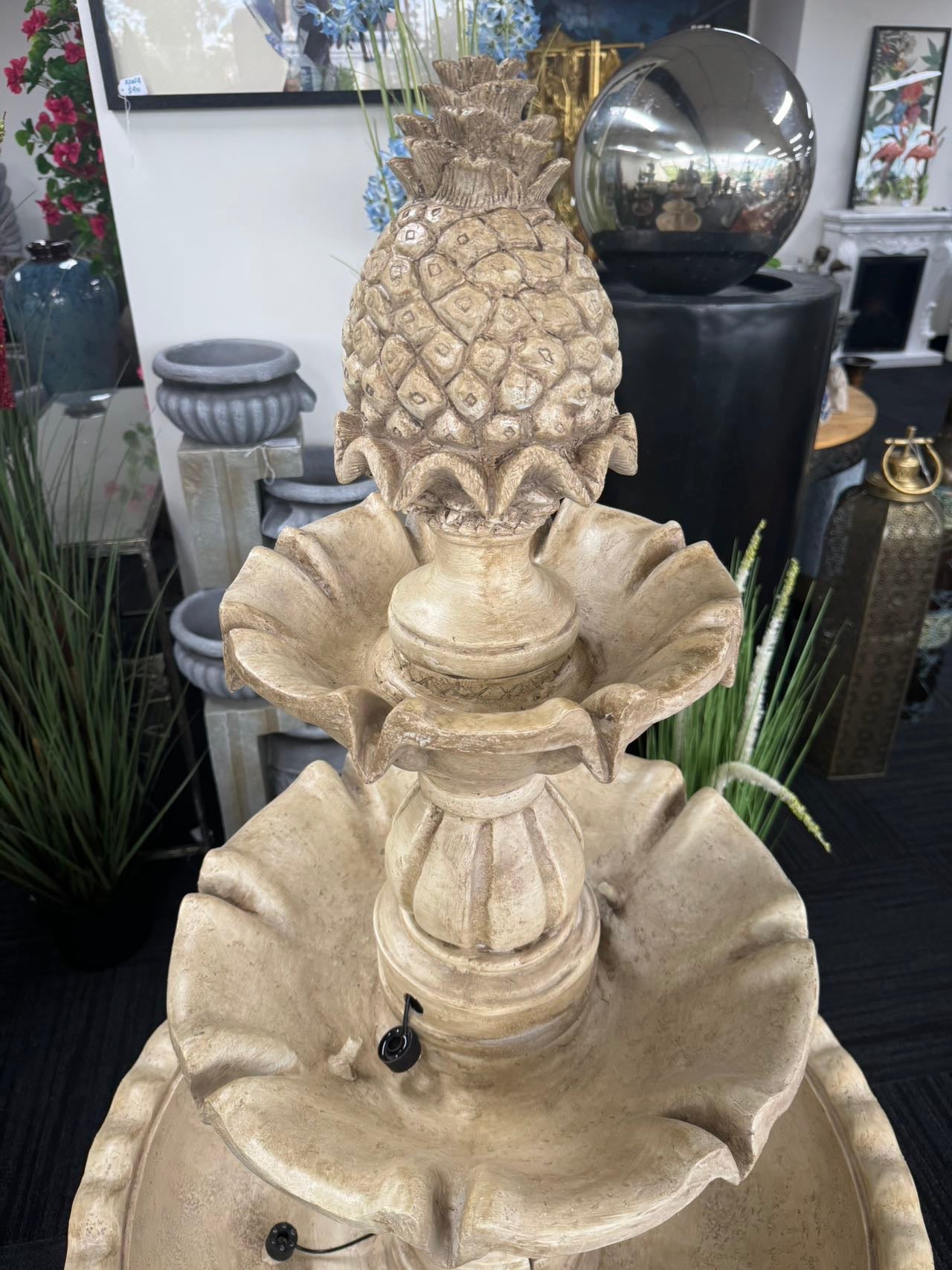 Murcia Stone Effect 5-Tier Electric Powered Tiered Water Fountain