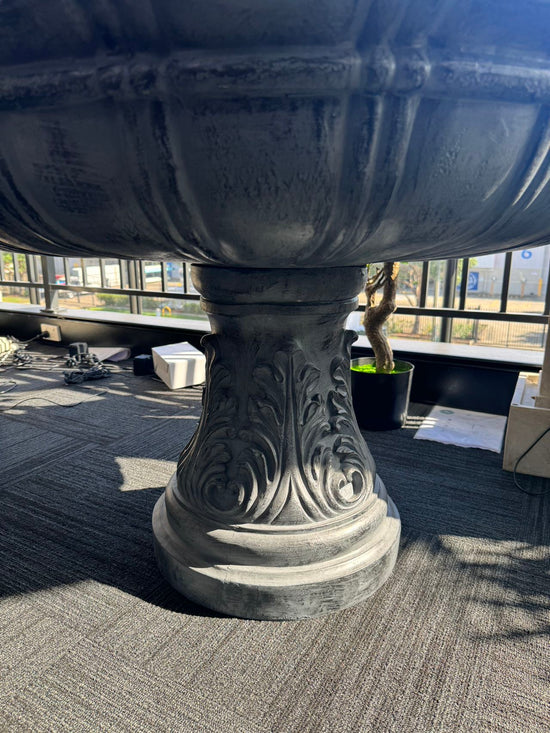 Lisboa Black Stone Effect 5-Tier Electric Powered Tiered Water Fountain