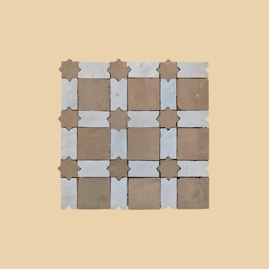 Handmade Moroccan Zellige Tile