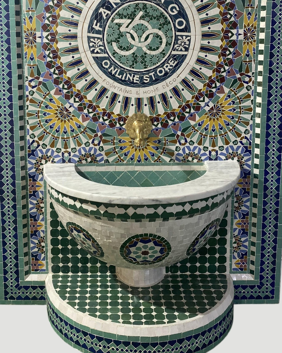 Zellige Fountain MF0039