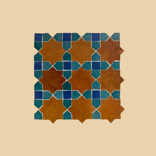 Handmade Moroccan Zellige Tile