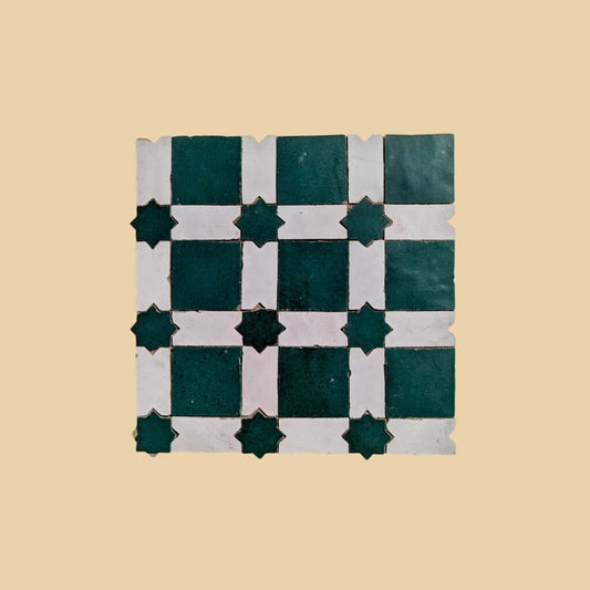 Handmade Moroccan Zellige Tile