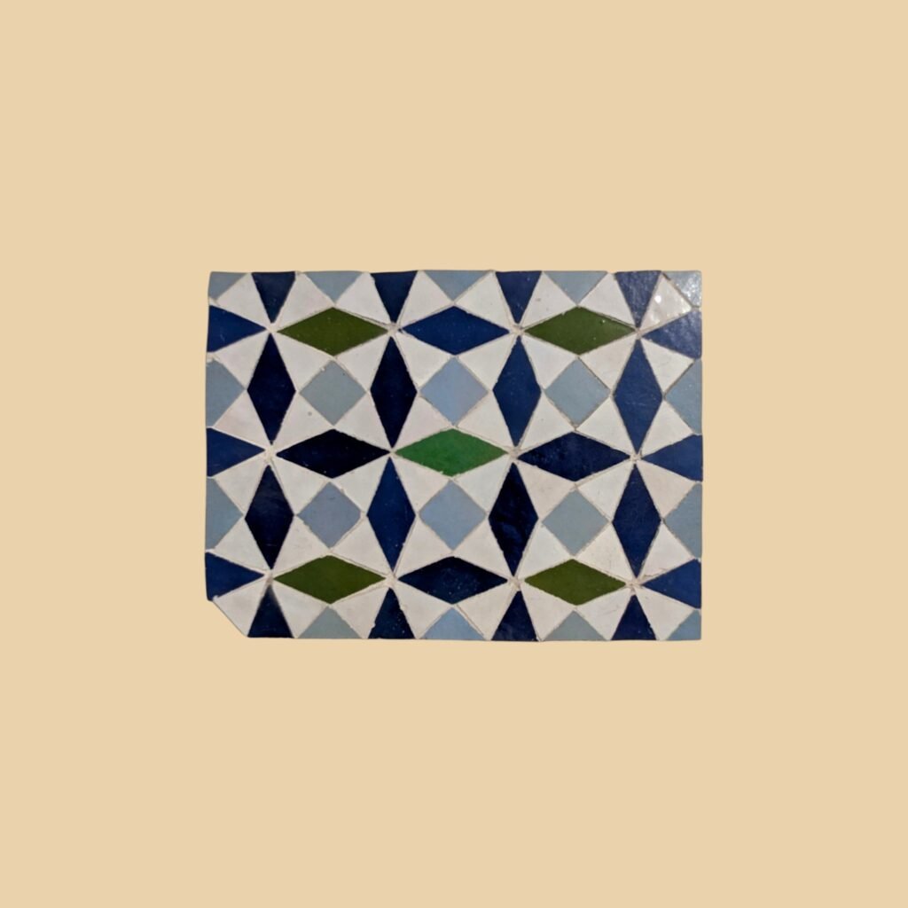 Handmade Moroccan Zellige Tile