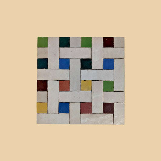 Handmade Moroccan Zellige Tile