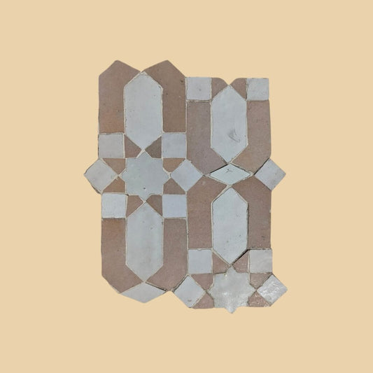 Handmade Moroccan Zellige Tile