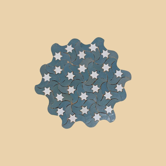 Handmade Moroccan Zellige Tile
