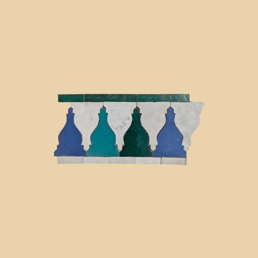 Handmade Moroccan Zellige Tile