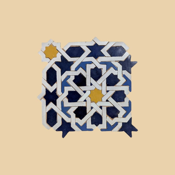 Handmade Moroccan Zellige Tile