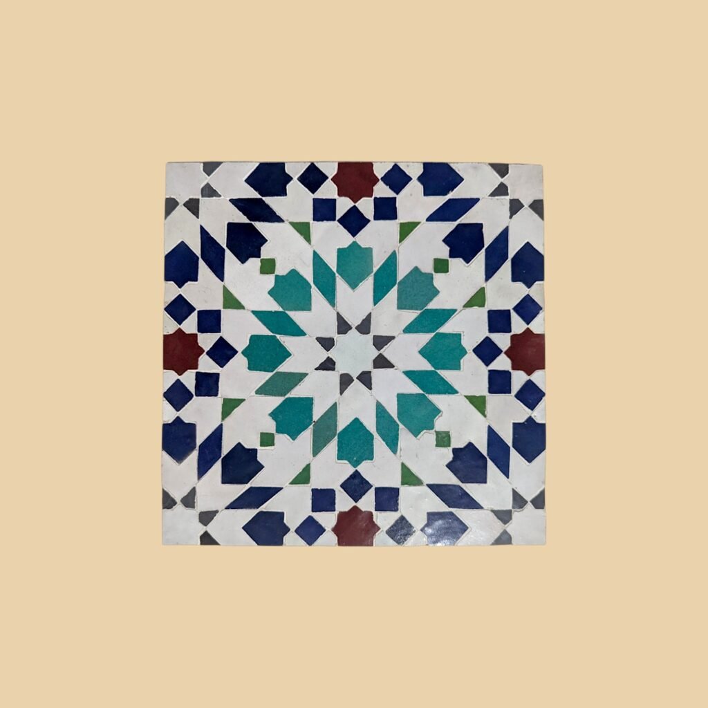 Handmade Moroccan Zellige Tile