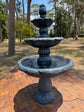 Kasba Copper Effect 4-Tier Solar Water Fountain