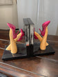 La La High Heels Stiletto Bookends in Vivid Colours Ceramic Finish