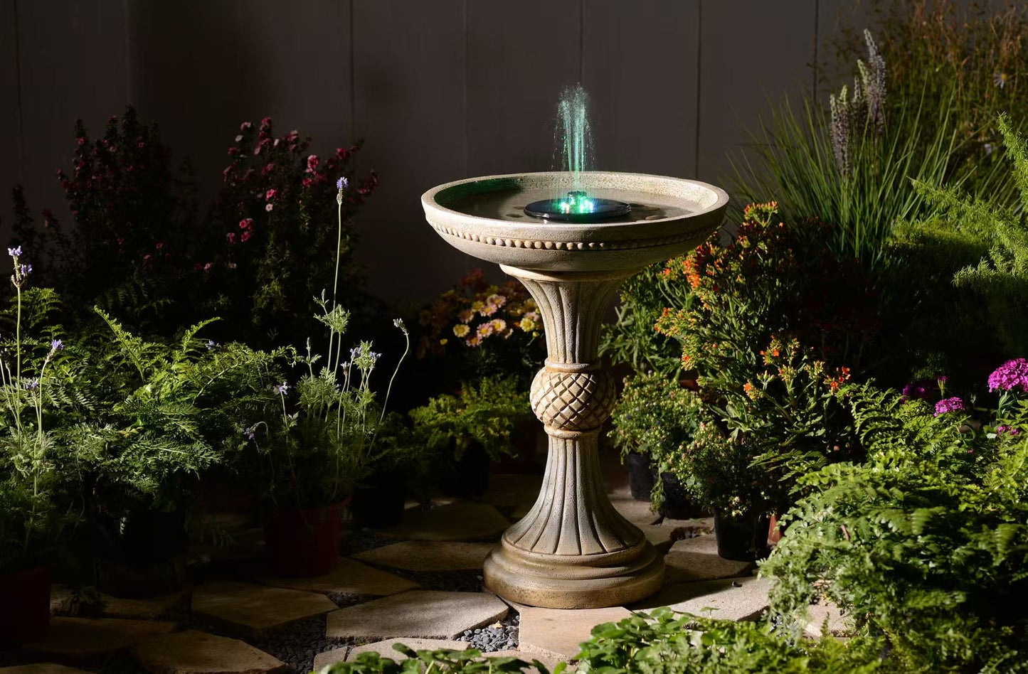 Volterra Solar Bird Bath Fountain