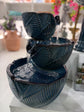 Mirador Glazed Ceramic Fountain Multi Drop Blue Colour