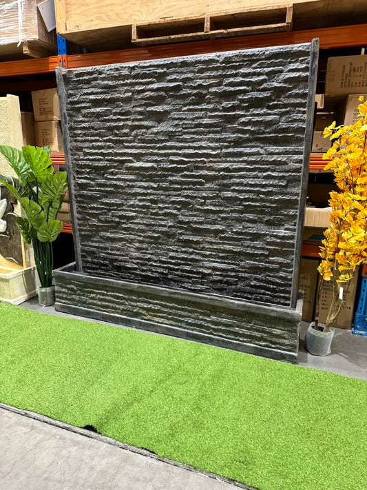 Eden Granite Look Water Wall Outdoor GRC Made Rock Outdoor Fountain