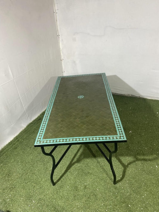 Handmade Moroccan Zellige Mosaic Table — MT0138