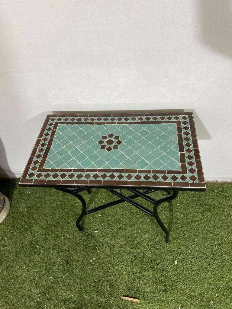 Handmade Moroccan Zellige Mosaic Table — MT0136