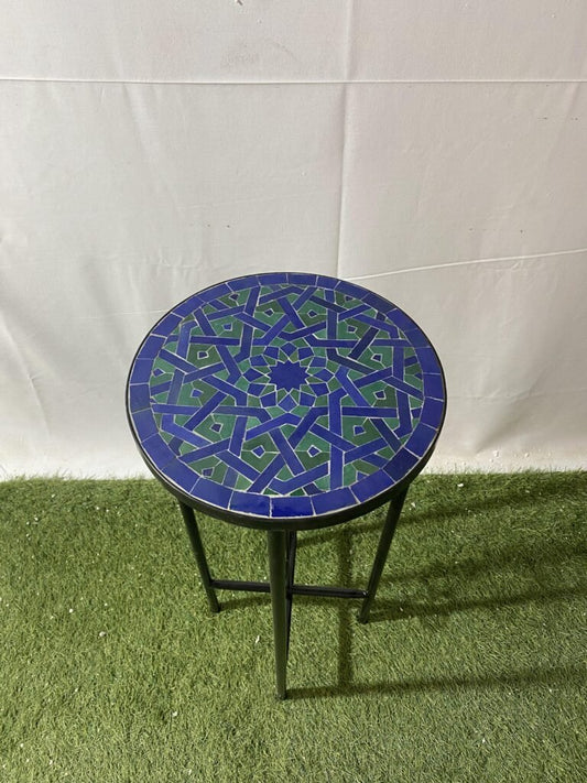 Handmade Moroccan Zellige Mosaic Table — MT0129