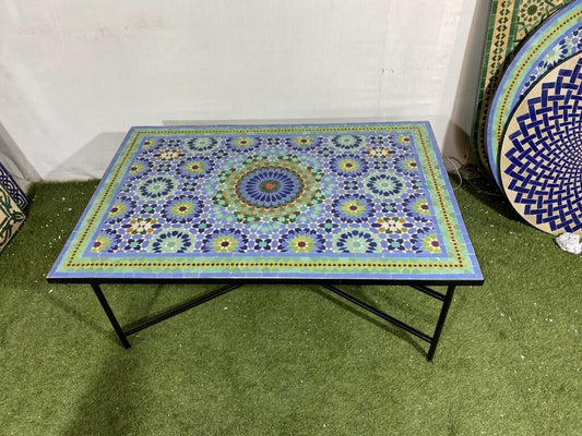 Handmade Moroccan Zellige Mosaic Table — MT0121