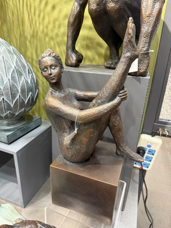Posing Ballerina Copper Coulour