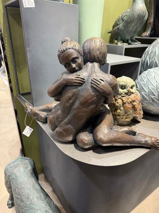 Lovers Cuddling Copper Colour Masterpiece