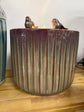 Mojonera Glazed Ceramic Unique Colours Fountain with Birds